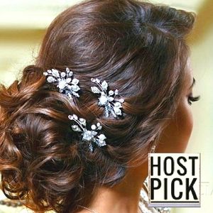 COPY - Silver and Crystal Bridal Hair Accessories
